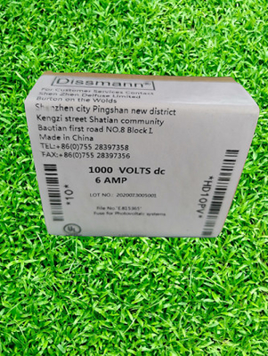 10*38mm সোলার Pv সিরামিক কার্টিজ Hrc ফিউজ নলাকার প্রকার Gg