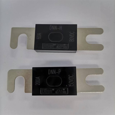 ফ্ল্যাট প্লাগ কম ভোল্টেজ ফিউজ, DC150V বৈদ্যুতিক কাঠের শেল টাইম ল্যাগ ফিউজ