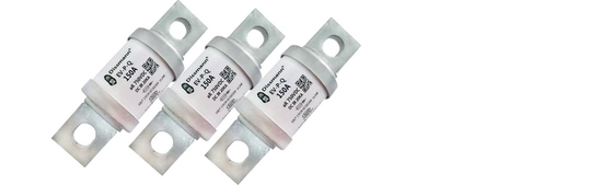ফাস্ট অ্যাক্টিং সিরামিক অটোমোটিভ ফিউজ 150 Amp 750VDC স্টুড মাউন্ট ইনস্টলেশন