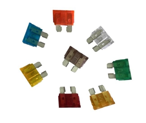 ISO8820 কম ভোল্টেজ ফিউজ, গাড়ি হলুদ রঙের জন্য 32VDC কার্টিজ ফিউজ