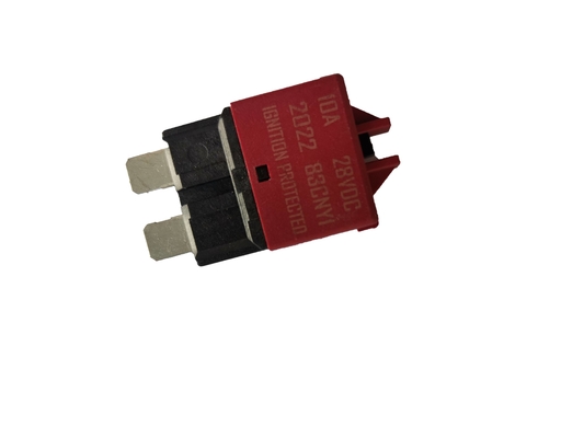 রেড রিসেটেবল সার্কিট ব্রেকার ব্লেড ফিউজ 28VDC 5A রেটেড কারেন্ট