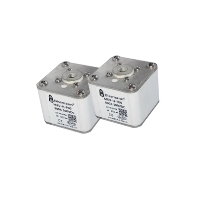 500VDC হাই ভোল্টেজ Hrc ফিউজ কার্টিজ ফিউজ MEV সিরিজ অ্যালয় পিনের সাথে