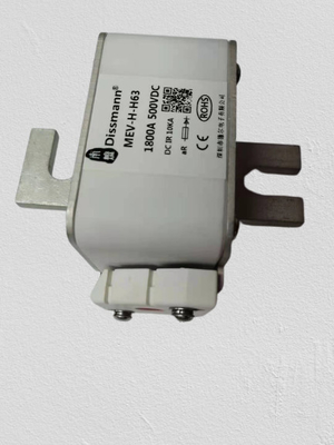 সাদা সেমিকন্ডাক্টর প্রোটেকশন ফিউজ 1800A, 500v সিরামিক ফিউজ IEC60269